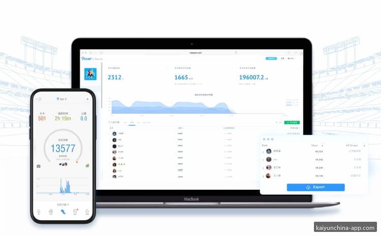 开云企业服务移动端管理界面